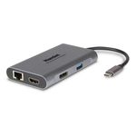 Hamlet HDKC-PD400D replicatore di porte e docking station per laptop Cablato USB 3.2 Gen 1 (3.1 Gen 1) Type-C Grigio