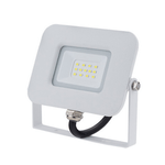 Optonica Proiettore led 10 watt slim metallo bianco impermeabile 5 anni garanzia *** temperatura colore lampada 4500k