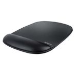 StarTech.com Tappetino per mouse con poggiapolso (17x18x2cm) - Tappetino per mouse ergonomico con supporto per il polso