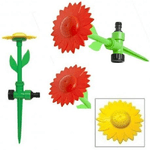 Trade Shop Traesio-fiore Irrigatore Girasole Con Picchetto Per Annaffiare Piante Irrigazione Prato -