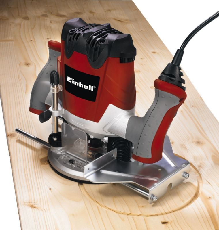 Einhell-RT-RO-55-Grigio-Rosso-30000-Giri-min-1200-W