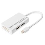 Digitus Adattatore a Mini DisplayPort - DisplayPort, HDMI + DVI