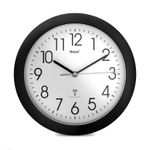 Mebus-52450-wall-table-clock-Parete-Digital-clock-Rotondo-Nero