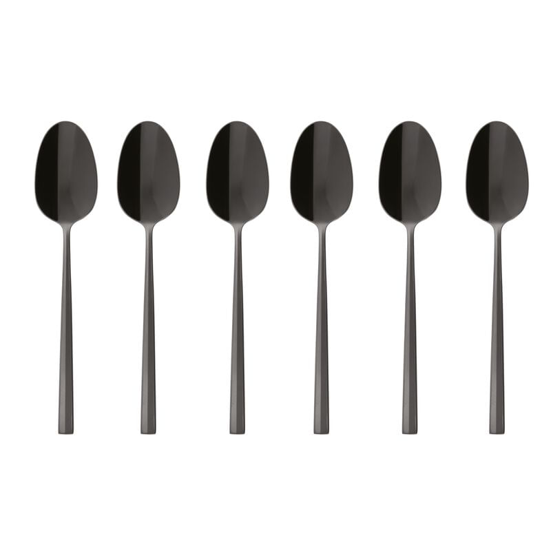 Sambonet-Rock-Cucchiaino-da-caffe-Stainless-steel-Nero-Specchio-6-pz