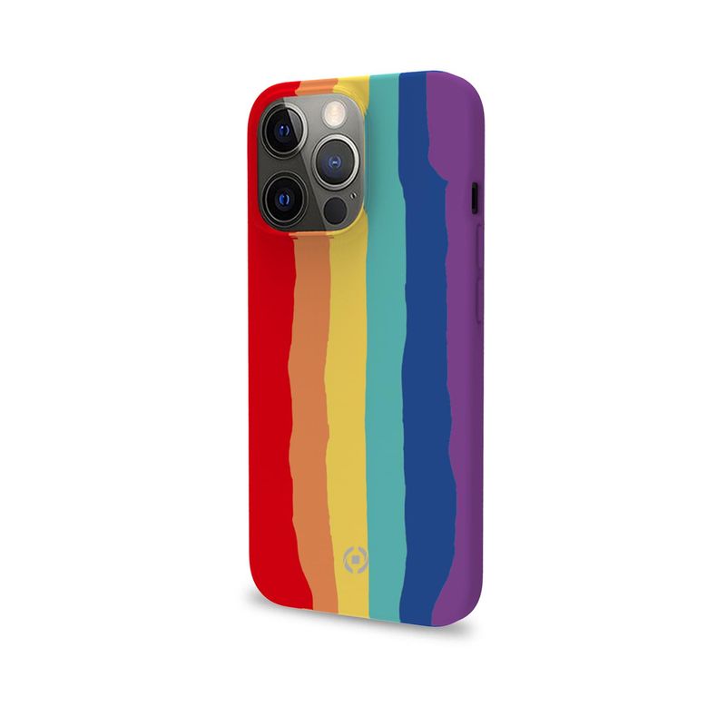 Celly-RAINBOW-iPhone-13-Pro-Max-custodia-per-cellulare-17-cm--6.7---Cover-Multicolore