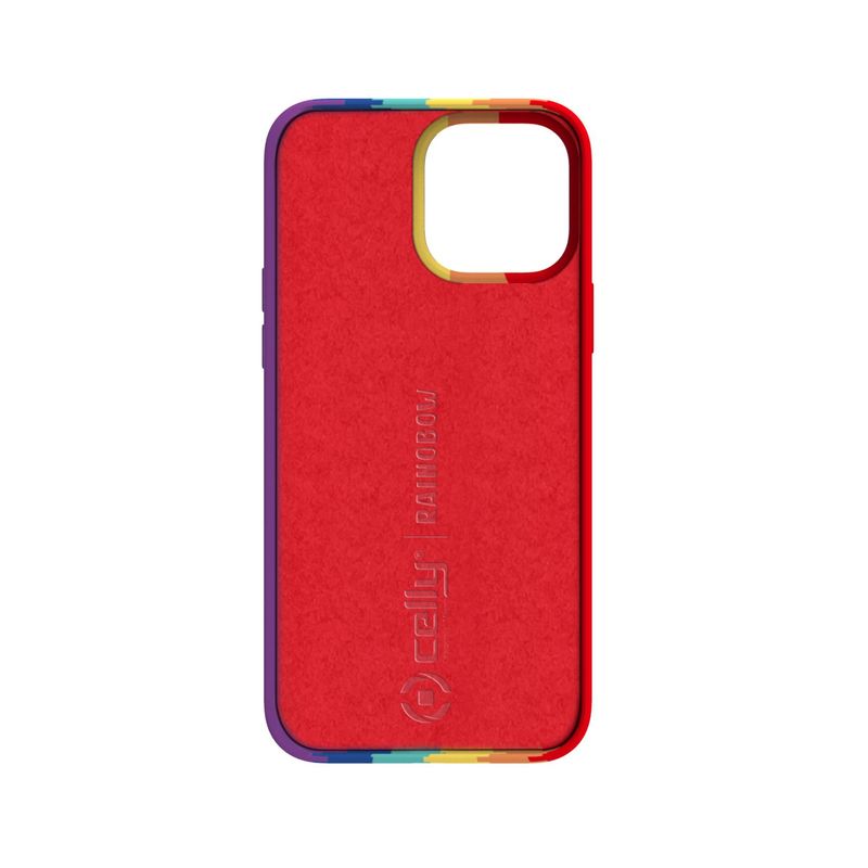 Celly-RAINBOW-iPhone-13-Pro-Max-custodia-per-cellulare-17-cm--6.7---Cover-Multicolore