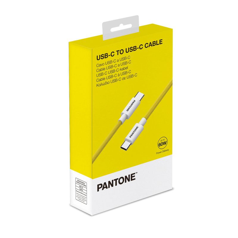 Pantone-PT-CTC002-5Y-cavo-USB-15-m-USB-C-Giallo