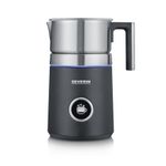 Severin-Spuma-700-Plus-Schiumatore-per-latte-automatico-Nero-Acciaio-inossidabile