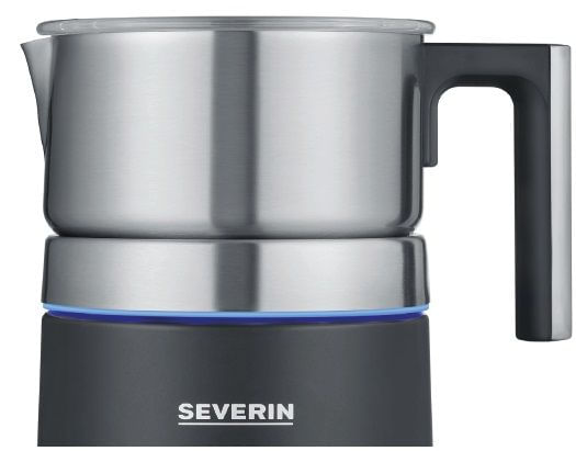 Severin-Spuma-700-Plus-Schiumatore-per-latte-automatico-Nero-Acciaio-inossidabile