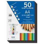 Cartoncini colorati Dohe 180 G/M2 - Formato A4 - PH neutro - Privi di cloro elementare - Coloranti biodegradabili