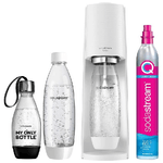 SodaStream Terra Metallo, Plastica Bianco