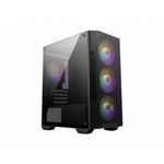 MSI MAG FORGE M100A computer case Micro Tower Nero, Trasparente