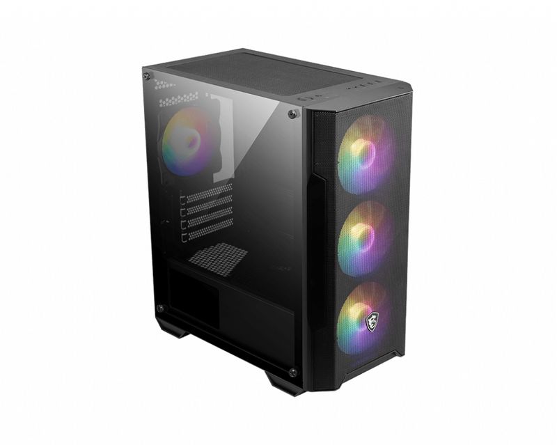 MSI-MAG-FORGE-M100A-computer-case-Micro-Tower-Nero-Trasparente