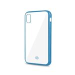 Celly Laser Matt custodia per cellulare 15,5 cm (6.1") Cover Trasparente, Blu