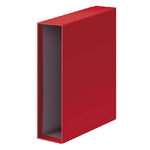 Copertina Dohe Archicolor per raccoglitore a leva - Formato Folio - Cartoncino a righe - Colore rosso