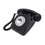 MAJESTIC TELEFONO FISSO VINTAGE MAX 253 BLACK