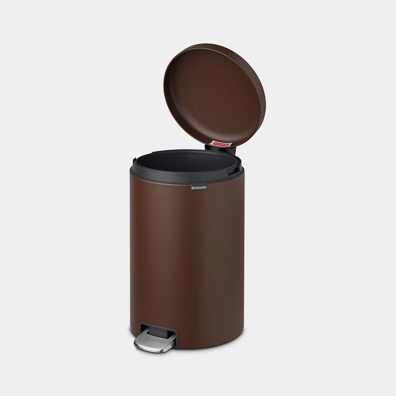 Brabantia-Newicon-20-L-Rotondo-Plastica-Stainless-steel-Marrone