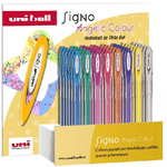 Uni-ball Signo Angelic - Espositore UM-120AC 48P 07mm - Penna a Sfera con Inchiostro Gel Pastello