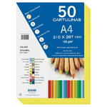 Cartoncini colorati Dohe 180 G/M2 - Formato A4 - PH neutro - Privi di cloro elementare - Coloranti biodegradabili