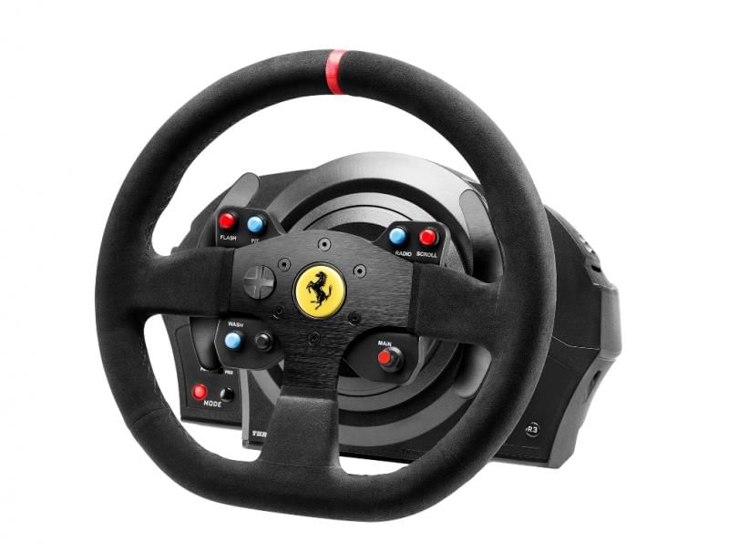 Thrustmaster-T300-Ferrari-Integral-Racing-Wheel-Alcantara-Edition-Nero-Sterzo---Pedali-Analogico-Digitale-PC-PlayStation-4-Playstation-3