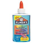 Elmer's Colla Liquida Colore BLU TRANSLUCIDO, Flacone da 147 ml, Ideale per lo slime