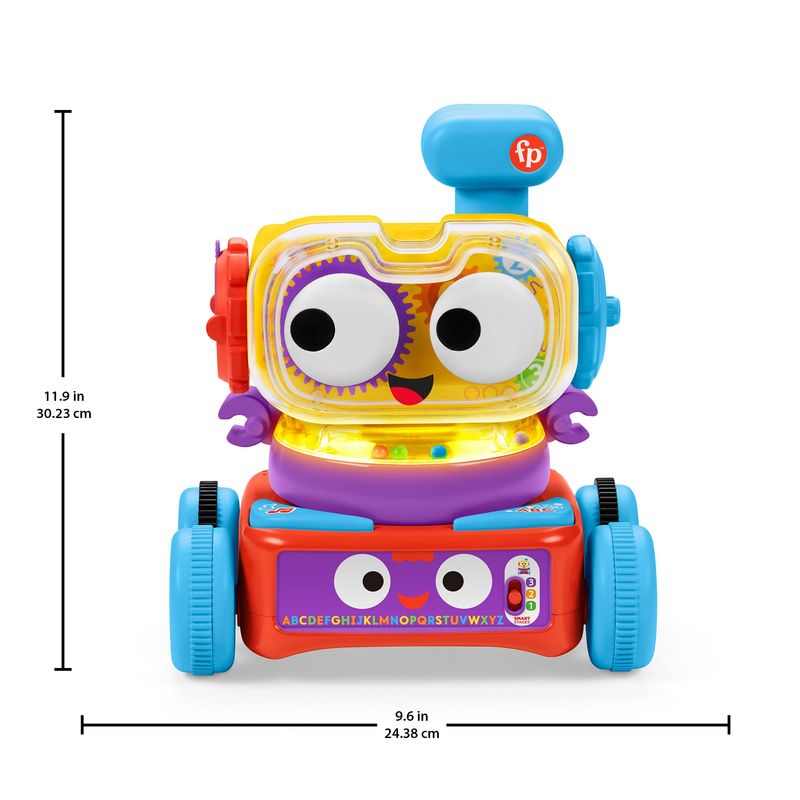 Fisher-Price-Tino-Robottino-4-in-1-giocattolo-per-attivita-elettronica-con-luci-musica-e-contenuti-didattici-per-bambini-da-6-mesi-in-su