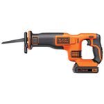 Black & Decker BDCR18-QW sega alternativa Nero, Arancione