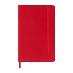 Moleskine Agenda Settimanale con Spazio per Note 12 Mesi 2024 Formato Large 13x21cm Copertina Morbida e Chiusura Elastica Rosso Scarlatto