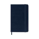 Moleskine Agenda Settimanale con Spazio per Note 12 Mesi 2024 Formato Large 13x21cm Copertina Rigida e Chiusura Elastica Blu Zaffiro