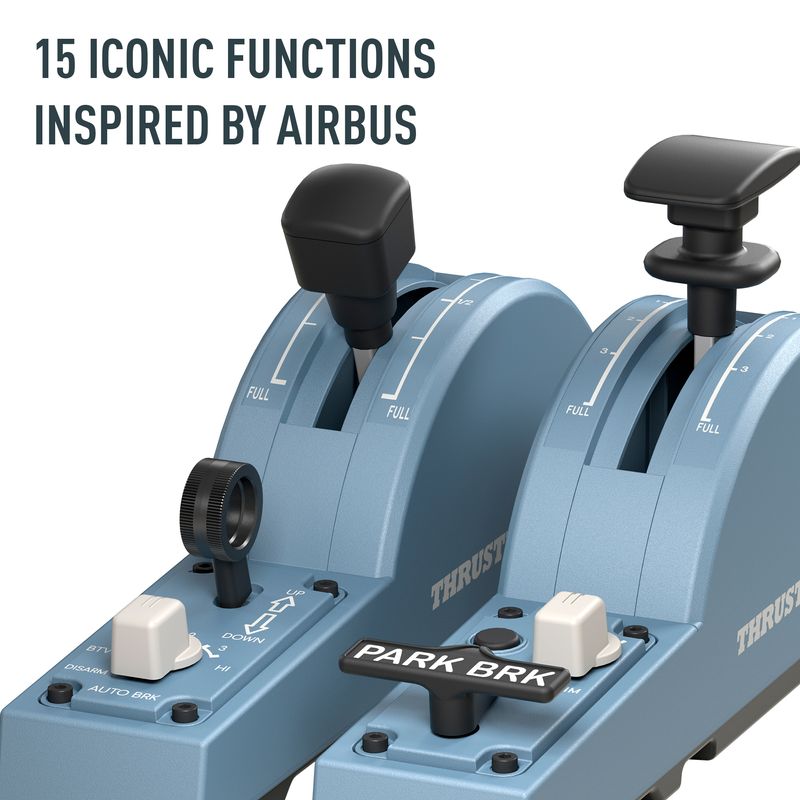 Thrustmaster-TCA-Quadrant-Add-On-Airbus-Edition-Nero-Blu-Simulazione-di-Volo-PC