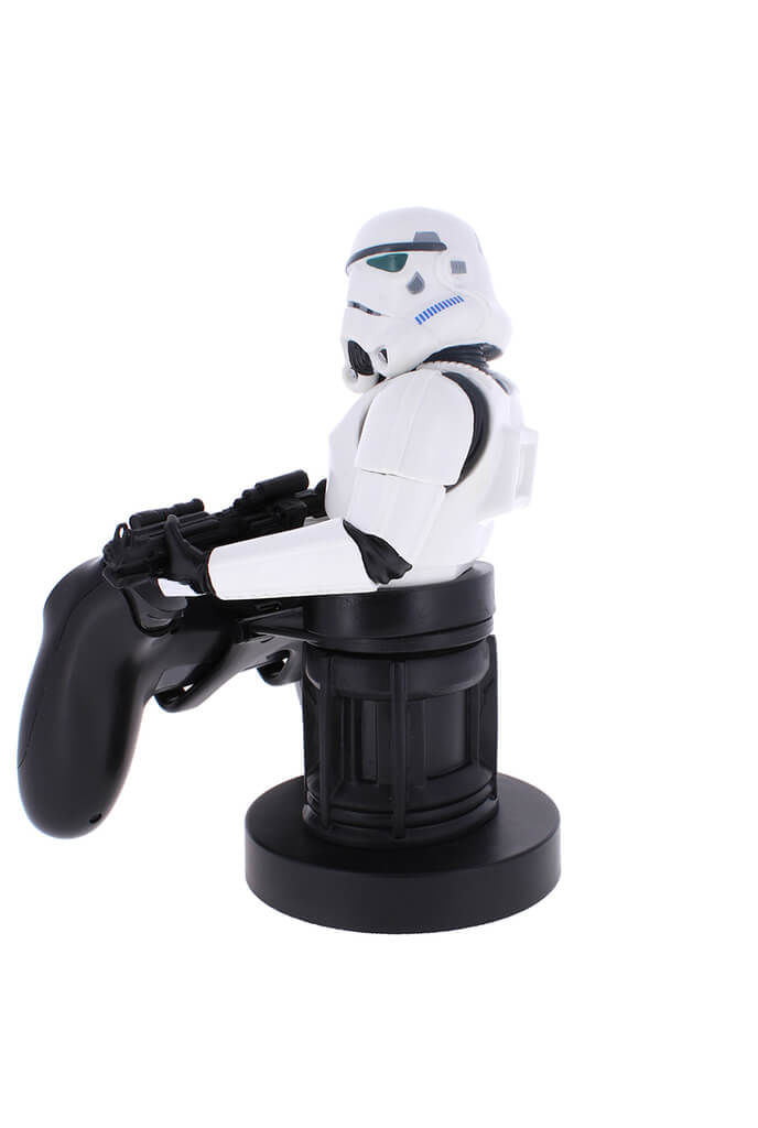 Exquisite-Gaming-Imperial-Stormtrooper-Cable-Guy-Phone-and-Controller-Holder-Personaggio-da-collezione