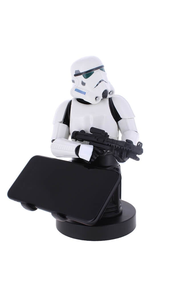 Exquisite-Gaming-Imperial-Stormtrooper-Cable-Guy-Phone-and-Controller-Holder-Personaggio-da-collezione