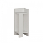 Tavolino comodino di Design Elos Destro Bianco 27x25x60cm