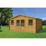 Casetta da Giardino 28 mm in Legno 4x5 Blockhouse