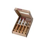 Opinel Set coltelli da Cucina 4 Pezzi Manico in Legno