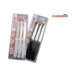 Kaimano Coltelli da Bistecca Italicus 6 Pezzi Nero