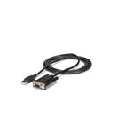 StarTech.com Adattatore da USB a seriale RS232 - Cavo adattatore DCE seriale DB9 con FTDI - Null Modem - USB 1.1 / 2.0