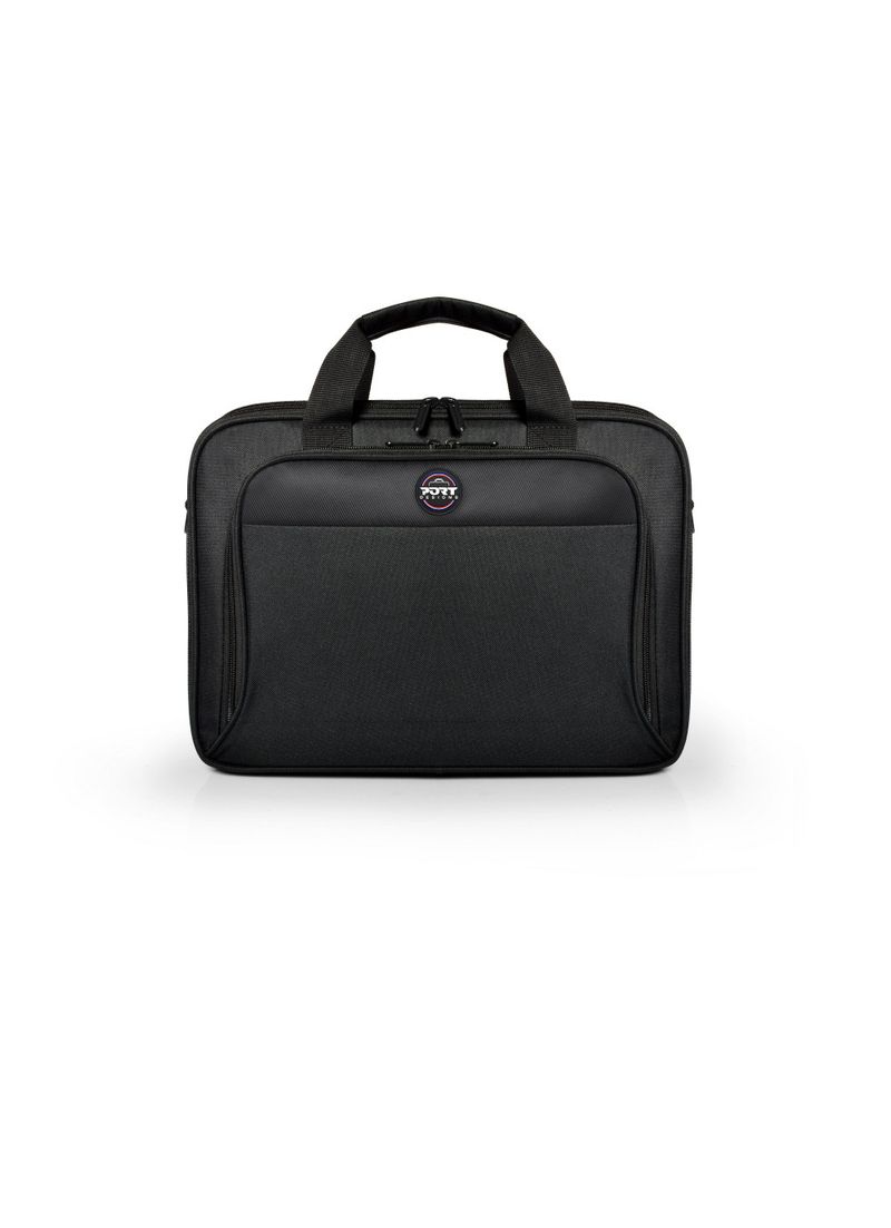 Port-Designs-HANOI-II-borsa-per-notebook-356-cm--14--Borsa-da-corriere-Nero--HANOI-II-CLAMSHELL-13-14-