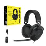 Corsair-HS65-SURROUND-Auricolare-Cablato-Portatile-Giocare-Carbonio