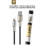 Cavo Usb A - Tipo-C in lega di zinco ricambio per espositore