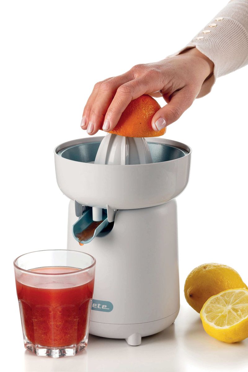 Ariete-417-Citrus-Juicer-Breakfast-Spremiagrumi-40W-2-coni-di-spremitura-Coperchio-di-protezione-Beccuccio-antigoccia-Rotazione-a-destra-e-