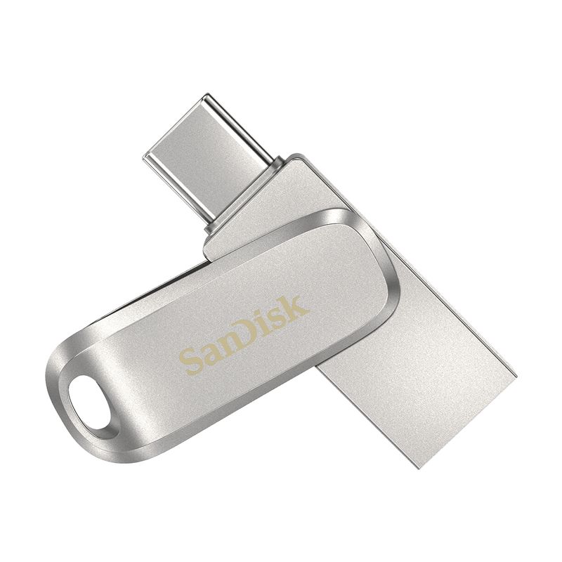 SanDisk-Ultra-Dual-Drive-Luxe-unita--flash-USB-256-GB-USB-Type-A---USB-Type-C-3.2-Gen-1--3.1-Gen-1--Acciaio-inossidabile