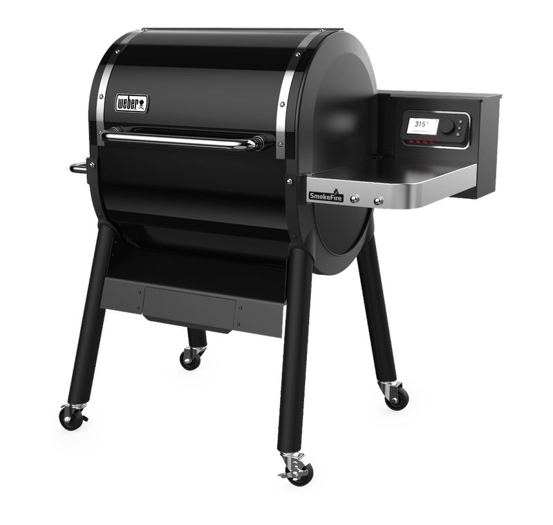 Weber-Smokey-Mountain-Cooker-47cm-Grill-Barile-Antracite-Nero-Argento