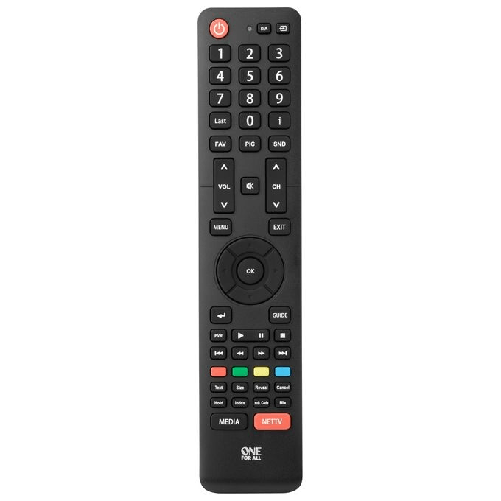 One-For-All-TV-Replacement-Remotes-URC-1916-telecomando-IR-Wireless-Pulsanti