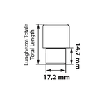 McGard Dadi antifurto cerchi auto piatti, kit 5 pz - Ultra High Security - J030