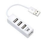 Ewent EW1122 hub di interfaccia USB 2.0 Bianco