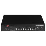 Edimax GS-5208PLG V2 switch di rete Gestito Gigabit Ethernet (10/100/1000) Supporto Power over Ethernet (PoE) Nero