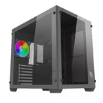 Case Mid-Tower No Psu Vision Z101 3Usb3 08Mm Spcc 1*Fanargb Vetro Bk