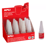 Apli Super Adesivo Istantaneo 10g - Asciugatura Rapida - Formula Resistente - Trasparente