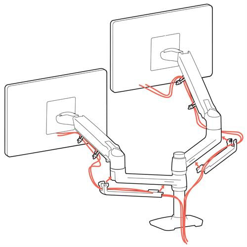 Ergotron-LX-Series-45-492-216-supporto-da-tavolo-per-Tv-a-schermo-piatto-61-cm--24---Bianco-Scrivania